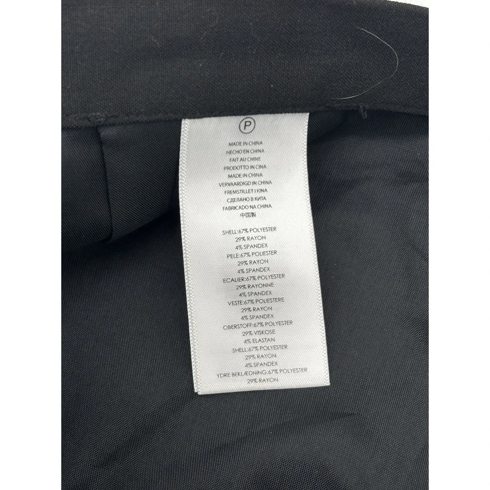 Michael Kors Black Pencil Skirt Women Size 8 Career Office Stretch Knee Length
